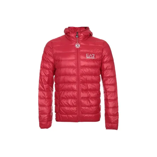 EMPORIO ARMANI EA7 Красный Мужской Пуховик