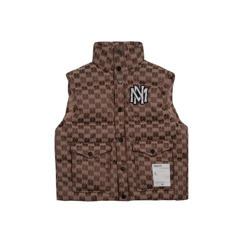 Mitchell Ness Коричневый Унисекс Пуховый жилет