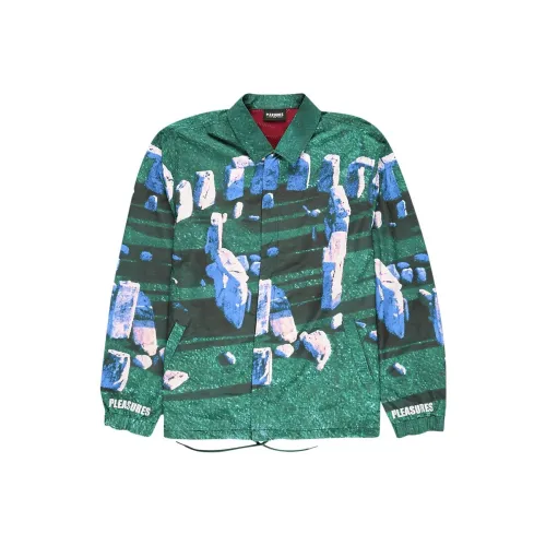 PLEASURES совместный бренд Зеленый Мужской Куртки
