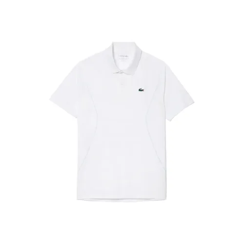 LACOSTE Collaboration x Novak Djokovic Ультра Dry Поло Мужское Белое