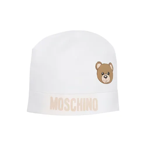 MOSCHINO Хлопок Шапки-бини Детский Белый