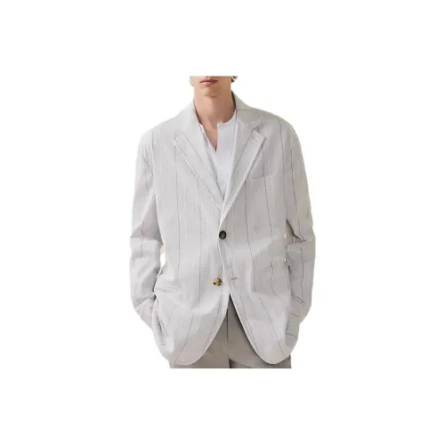 HERMES Белый Мужской Деловые костюмы