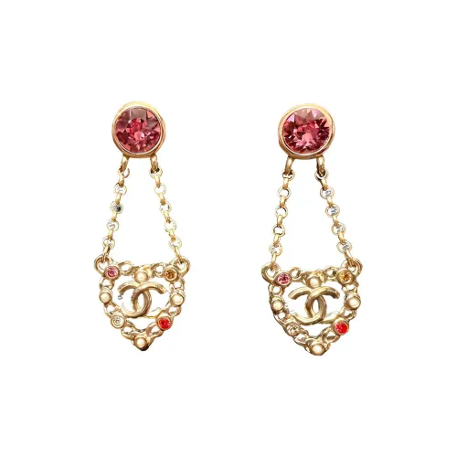 CHANEL Металлические Серьги Золотые Женские