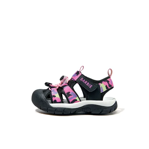 Барби Низкие Сандалии с Низким Верхом Черные Детские
