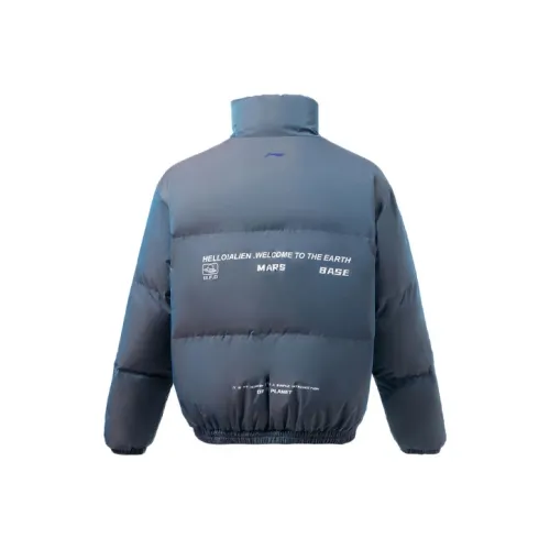 LINING Пуховик Мужской Темно-синий