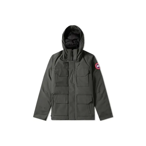 Canada Goose Maitland Series Серый Зеленый Мужской Пуховик