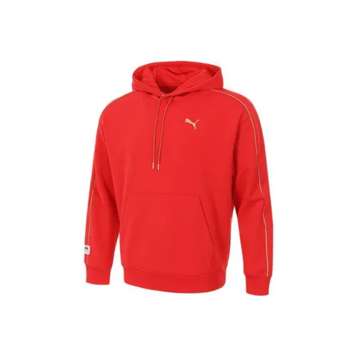PUMA Hoodie Red Men's Hoodies