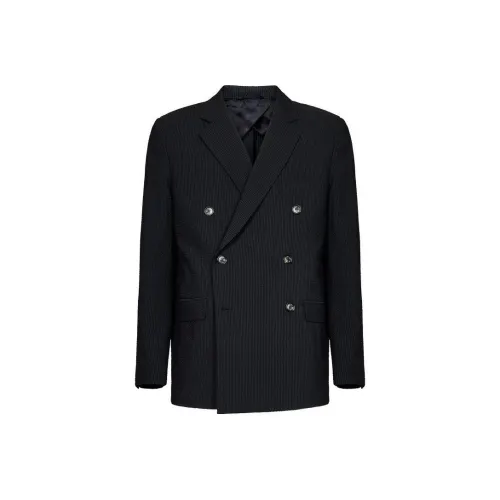 424 Черный Мужской Бизнес Костюмы