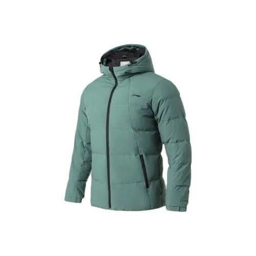 Мужская пуховая куртка LiNing цвет Лысуховый зеленый