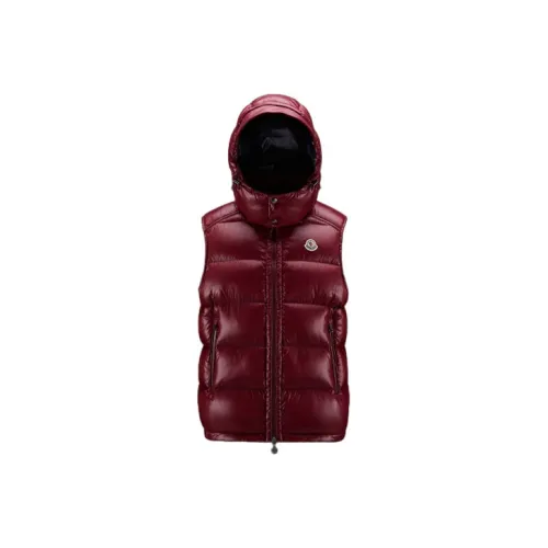 MONCLER Bormes Series Бордо Красный Мужской Пуховый жилет