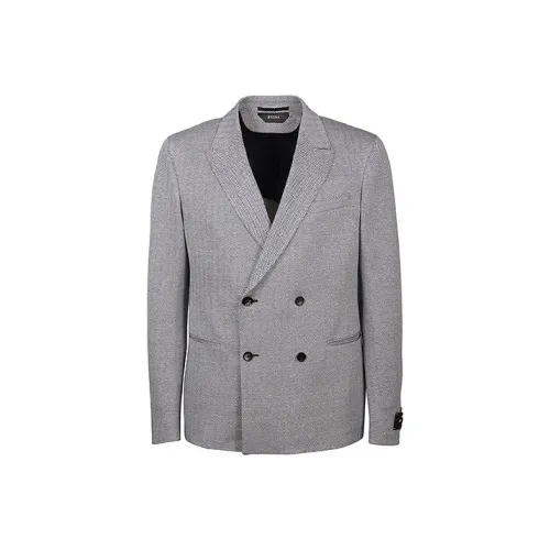 Ermenegildo Zegna Серый Мужской Деловой костюм