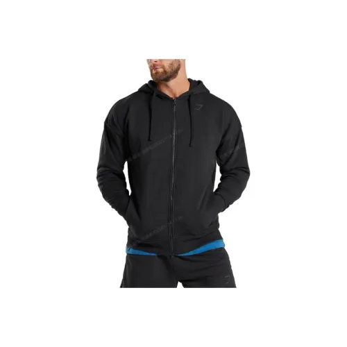 GYMSHARK Черные Мужские Куртки