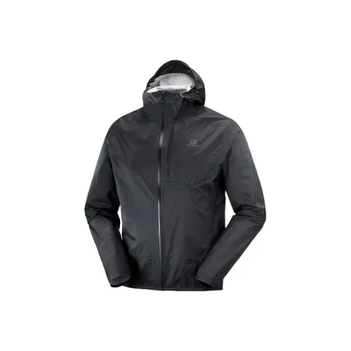 SALOMON Мужские ветровки черного цвета