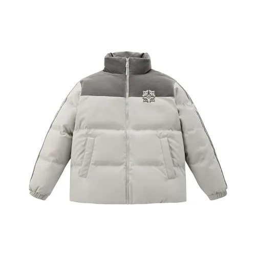 PEACEBIRD MEN Мужская пуховая куртка серого цвета