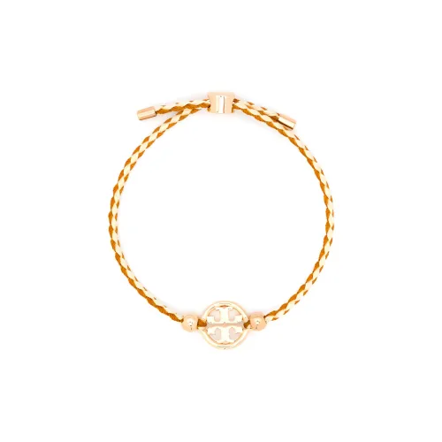 TORY BURCH Латунь Ткань Браслеты Женские Желтые