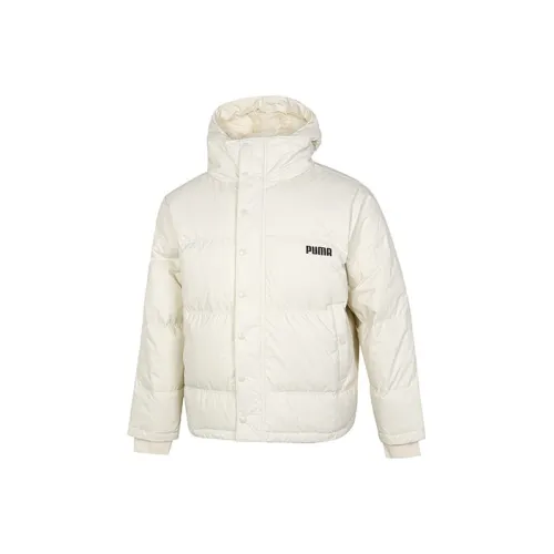 PUMA Пуховик Зимний Мужской Экрю