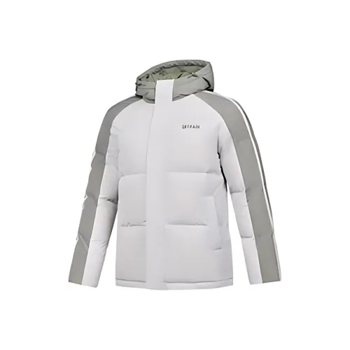 QIAODAN Пуховик Мужской Лунный камень AUTUMN Трава