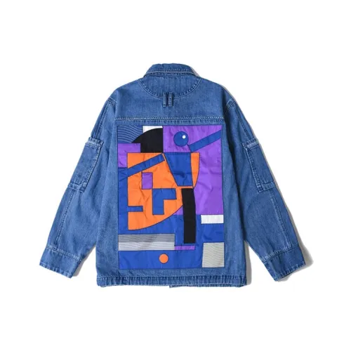 LINING Denim Jacket Men's Denim Blue