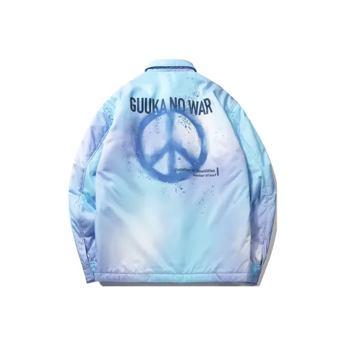 Guuka Хлопковый пуховик Unisex Light Синий