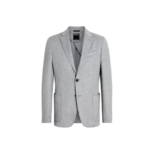Ermenegildo Zegna Серый Мужской Деловой костюм