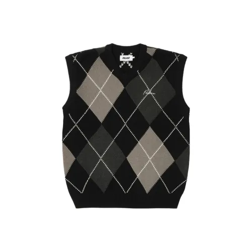 Дворцовый FW23 Осенне-зимняя коллекция Черно-серый цвет Унисекс Жилеты