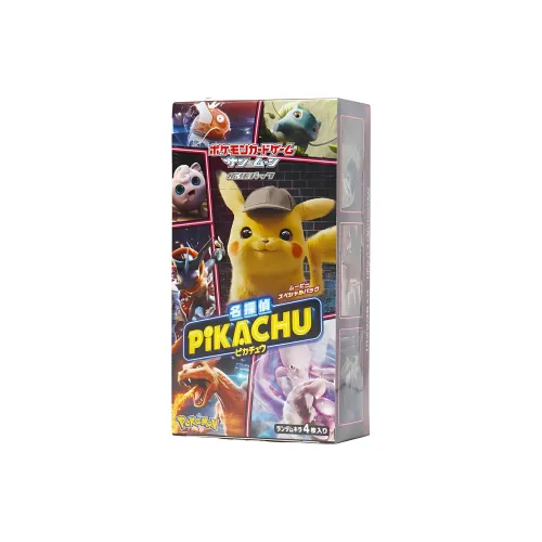 Покемон Покемон Торговые Карты Игра Sun Moon Театр ЭДИЦИЯ Детектив Пикачу Карты для дуэлей Целая коробка