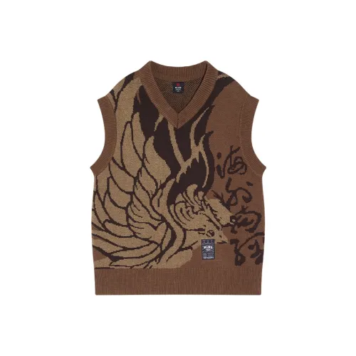 OCCUPY Темно-кофейный Унисекс Жилеты