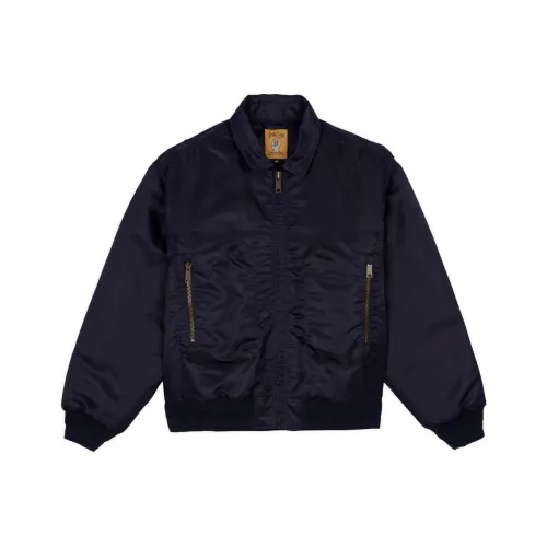 Brain Dead FW24 Куртки Пальто Унисекс Морской Синий