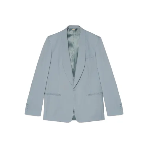 GUCCI Light Blue Men's Business Suits GUCCI Светло-голубые мужские деловые костюмы