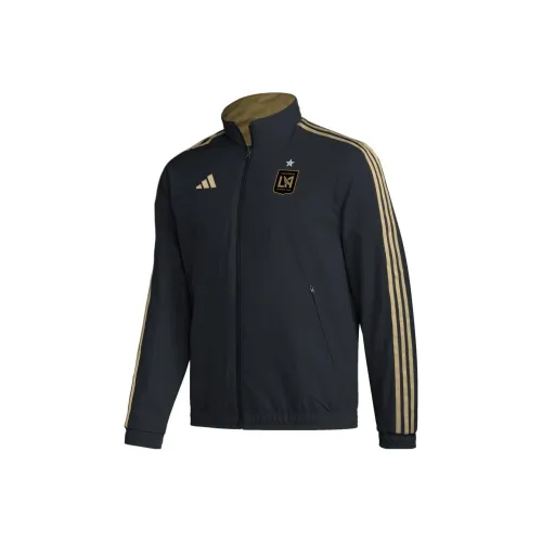 Adidas Черный Золотой Унисекс Куртки