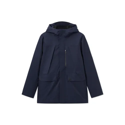 LACOSTE Пуховик Мужской Темно-Синий