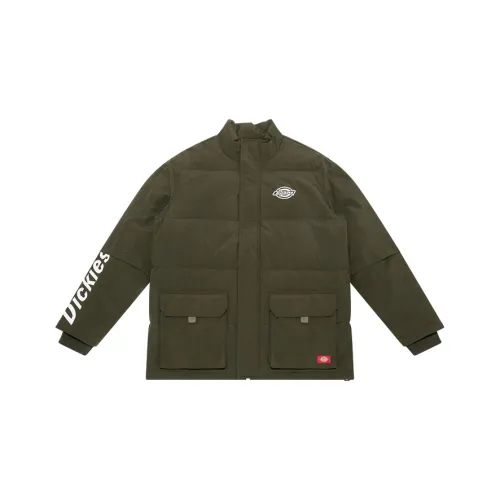 Dickies Пуховик Унисекс Армейский Зеленый
