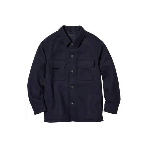 UNIQLO Темно-синяя унисекс куртка