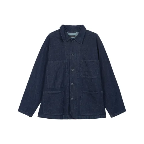 UNIQLO Denim Jacket Unisex Dark Blue UNIQLO Деним Куртка Унисекс Темно-синий