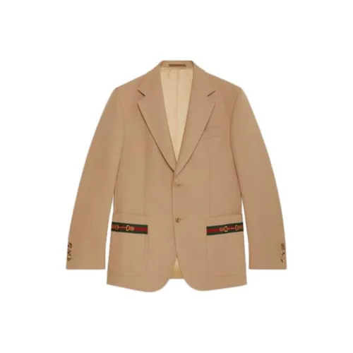 GUCCI SS23 Куртки и Пальто Мужской Коричневый