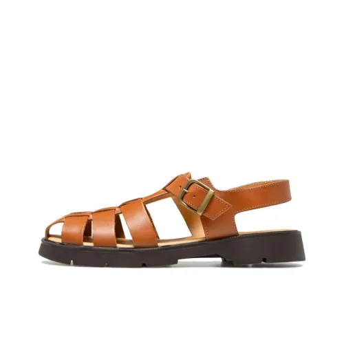 KLEMAN CLEON MANUFACTURE Babord VGT Римские Сандалии Женские Карамель