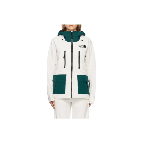 The North Face Водонепроницаемый и Дышащий Ветрозащитный Ветровка Унисекс Белый