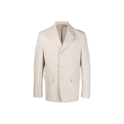 PRADA SS23 Бизнес-костюм Пальто Мужской Бежевый