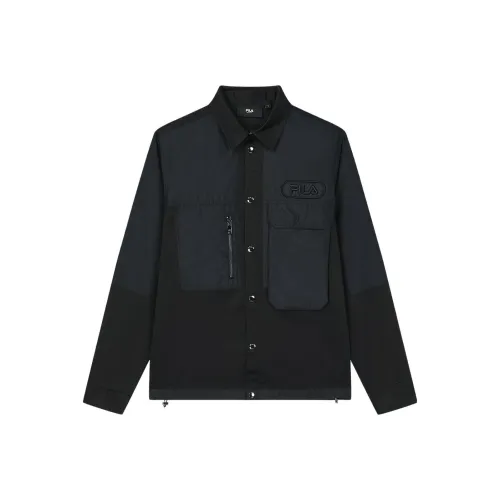 FILA MILANO Итальянская роскошная спортивная коллекция Трикотаж Мужской Глубокий Черный