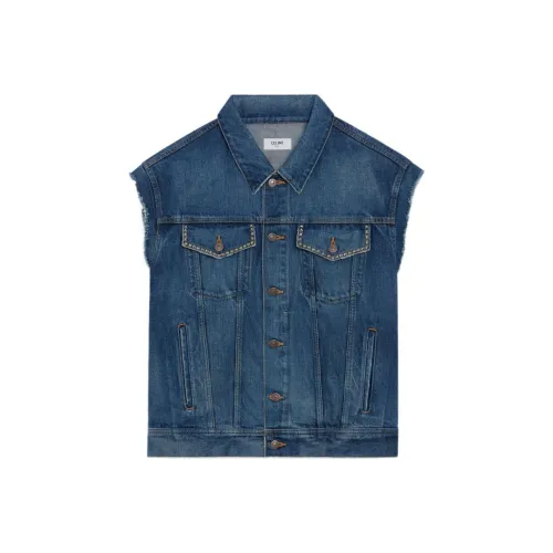 CELINE x Anne Mackenzie Жилет Мужской Синий