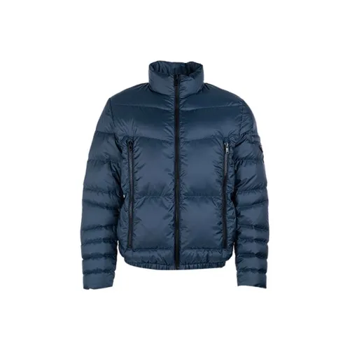 PRADA Синий Мужской Пуховик