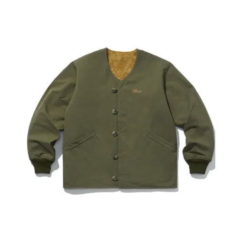 ODDCIRKUS FW24 Куртки Пальто Унисекс Армейский зеленый