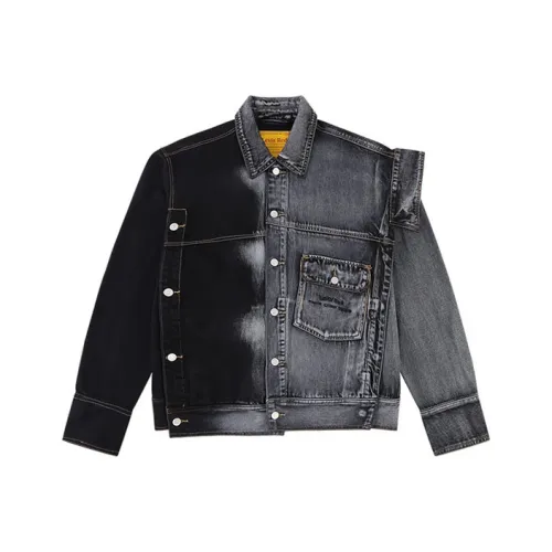 Levi's x Pioneer series Джинсовая куртка унисекс черного и серого цвета