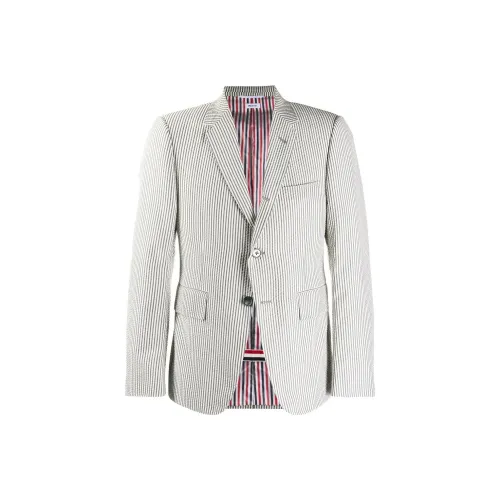 THOM BROWNE Серый Мужской Деловой костюм