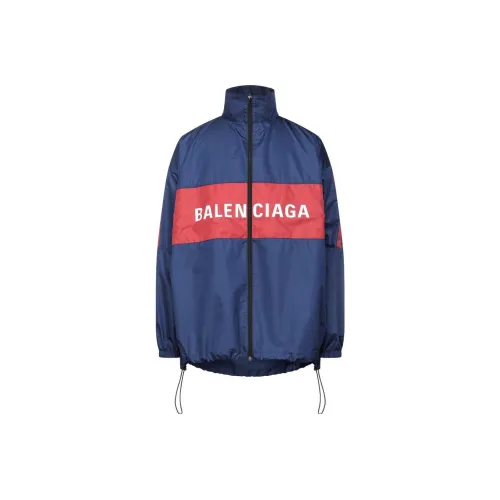 Balenciaga Куртка Мужская Синяя Красная и Многоцветная