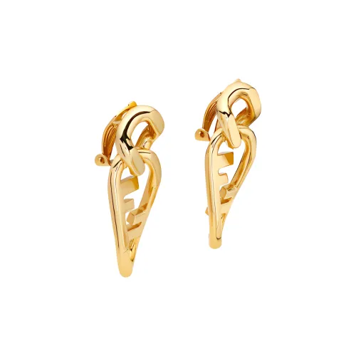 FENDI Brass Earrings Женские