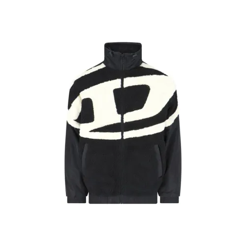 DIESEL Мужские черные куртки