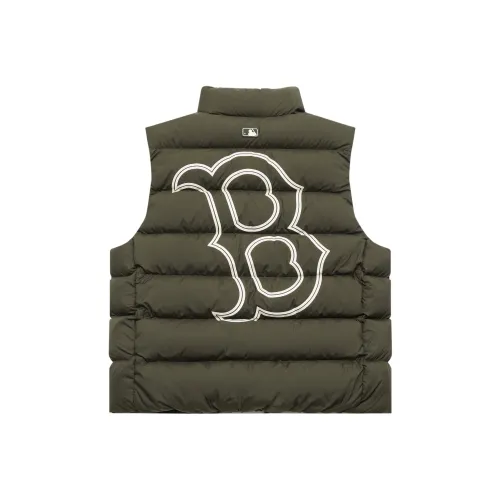 MLB Boston Red Sox Olive Unisex Down Vest MLB Boston Red Sox Оливковый унисекс пуховый жилет