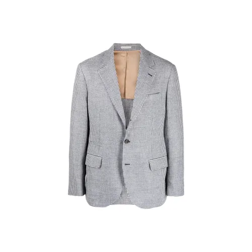 BRUNELLO CUCINELLI Серый Мужской Деловые костюмы