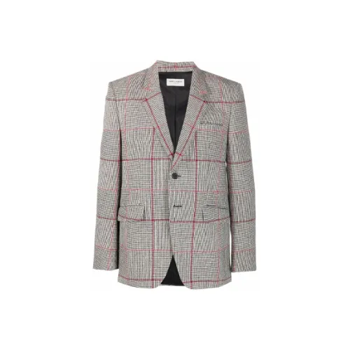 SAINT LAURENT Серый Мужской Деловой костюм